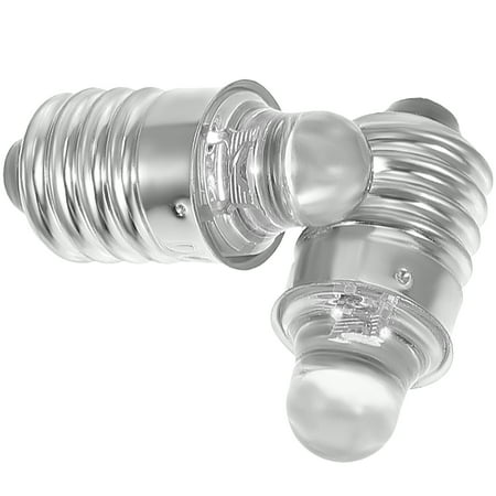 

Gongxipen 2pcs Flashlight Bulb 3v Round Light Bulb E10 Socket Screw Base Light Bulb