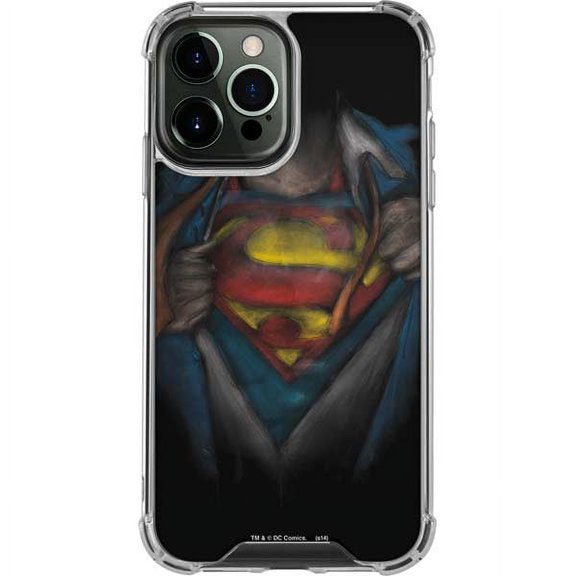 Skinit DC Comics Superman Chalk iPhone 13 Pro Max Clear Case