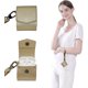 thumbnail image 1 of Funda De Carga Para Apple Airpods, Funda De Cuero Pu Con Correa Para La Muñeca Para Apple Airpods 1/2 Estuche De Carga - Dorado, 1 of 5