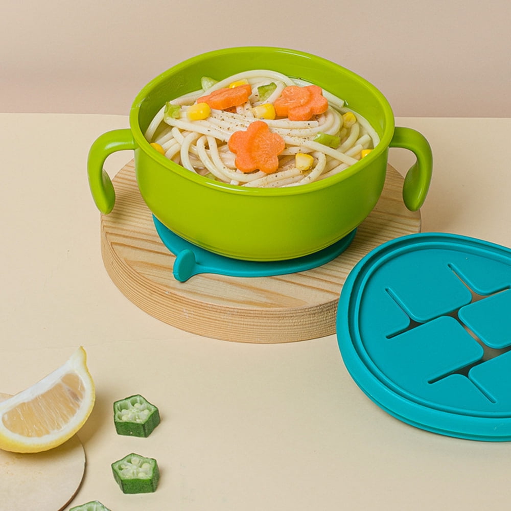 Journey Toddler Suction Bowls Silicone Baby Suction Plate with Lid