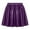 1Purple166, variant on XAOFW Girls Skirts Dance Gold Elastic Waistband Flared Pleated Performance Tutu Ribbed Soft Comfortable Party Night Skirt