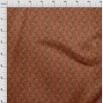 thumbnail image 3 of oneOone Silk Tabby Fabric Leaves & Floral Block Printed Craft Fabric BTY 42 Inch Wide, 3 of 4