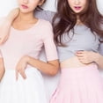 thumbnail image 2 of Spring Skirt Women High Waist Ball Pleated Skirts Harajuku Skirts Solid A-line Sailor Skirt Plus Size Japanese School Uniform, 2 of 4