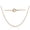 Rose Gold, 1.05mm, variant on Rose Gold Tone Sterling Silver Italian 1mm Box Chain Necklace for Pendants 16 Inches