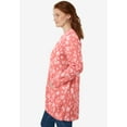 thumbnail image 3 of Woman Within Plus Size Perfect Longer-Length Cotton Cardigan, 3 of 6