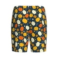 thumbnail image 7 of Daiia Autumn Pumpkin Maple Leaf Plants Mens Woven Stretch Pajama Short,Short Pajama Pants-3X-Large, 7 of 7
