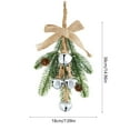 thumbnail image 3 of Christmas Rope Bells Ornaments, Rustic Festive Decor for Hotel and Shopping Mall Christmas Trees, Jingle Bell Pendants that Add Cheerful Sound and Charm to Holiday Displays, Silver, 1pcs, 3 of 6