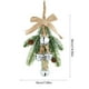 thumbnail image 3 of xihome Adornos de campanas de cuerda de yute, decoraciones navideñas de plstico para rboles de Navidad en hoteles, centros comerciales y ambientes festivos., 3 of 6