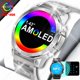 thumbnail image 2 of Reloj inteligente para hombre, dispositivo resistente al agua, con resolución HD de 2023x466, Batería grande de 466 MAh, NFC, asistente de voz, para Android, novedad de 400 xuanjing  unisex, 2 of 2