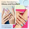 thumbnail image 4 of Kit de uñas Modelones en polvo, 20 colores, con base y capa superior, 4 of 8