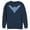 Navy Blue, variant on Men's Batman Nightwing Logo  Sweatshirt Black 2X Large