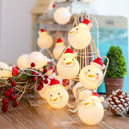 

Taluosi Christmas Light Decorative Waterproof Adorable Christmas Santa Claus Bear LED Lamp Ornaments for Xmas Tree