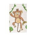 thumbnail image 2 of Graphic Monkey - Fun Zoo Clothing for Ape Lovers Dobby Rug, 2 of 5