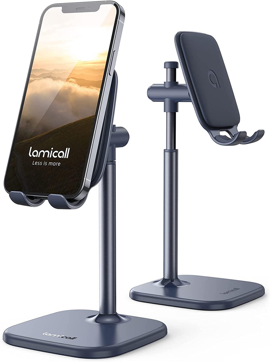 Adjustable Cell Phone Stand, Lamicall Phone Stand: [Update version] Cradle, Dock, Holder Compatible with iPhone Xs XR 8 x 7 6 6s Plus SE 5 5S