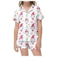 thumbnail image 1 of WEAIXIMIUNG Cute Pajamas Children's 2024 Shirt and Pants Set Pajama Set with Pockets Set, 1 of 6