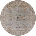 thumbnail image 1 of Ahgly Company Machine Washable Indoor Round Industrial Modern Silver Pink Area Rugs, 4' Round, 1 of 7