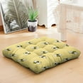 thumbnail image 3 of 24" Honeycomb Print Thick Meditation Cushion - Bumble Bee Design Square Floor Pillow for Adults, Soft & Supportive Yoga Seat with Honeybee Lover Gift Pattern, 3 of 6