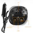thumbnail image 3 of Inversor De Corriente De Coche Con Control De Voz, Inversor De Corriente Universal, Inversor De Coche Con Luces, Cargador De Portavasos Multifuncional Para Coche Vogacara VI009218-02, 3 of 7