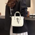 thumbnail image 3 of Bolso Tote Cuadrado Vintage 1, 3 of 9