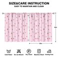 thumbnail image 2 of Nursery Curtains Boys Girls Kids Freshly Picked Strawberries Print Pattern Window Drapes for Living Bedroom Playroom Room Decor Rod Pocket 52x63 Inch 2 Panels, 2 of 2