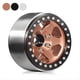 thumbnail image 1 of 4 Piezas de Metal de 1,9 Pulgadas con Borde de Rueda Beadlock para 1/10 Coche Trepador de Control Remoto para Axial SCX10 Pro Capra TRX4/ D90 Redcat B, 1 of 5