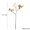 Yellow Green, variant on Artificial Faux Small Japanese Zen Leaf Stem 18" Tall
