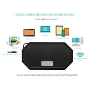 Portable Mini Waterproof IP66 Shockproof Wireles s Bluetoot h CSR 4.0 Speaker with Mic for Indoor & Outdoor Exercise