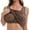 Coffee, variant on Elegant Lace Trim Bodysuit Tank Top with Built In Cups for Smooth Seamless Satin Soft Knit for Day To Night Wear Tops for Women Top Womens Undershirt Top Beaded Neckline Shirt Push up Top