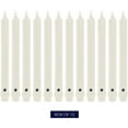 thumbnail image 2 of Bougie Coloniale Bougie Effilée Non Parfumée, Collection Classique, Blanche, 8 Po, Lot de 12 - jusqu'à 6 Heures de Combustion, 2 of 6