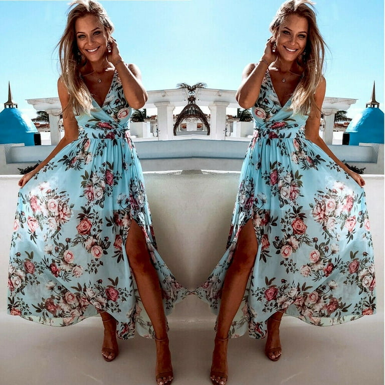 Boho Dress for Womens Summer Dresses Casual Crewneck Solid Color Dress  Beach Vacation Sundresses Flowy Swing Dress Lightning Deals Of Today Prime  By Hour My Orders Placed #44 