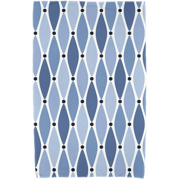 Simply Daisy 30" x 60" Wavy Geometric Print Beach Towel