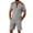 Grey&1080, variant on CONFREE Mens 2 Peice Shorts Sets Casual Men's Summer Outfits Set Patchwork Color Tshirts Shorts Athletic Track Suits for Men
