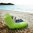 thumbnail image 2 of Imountek Solid Print Polyester Inflatable Air Sofa, Green, 2 of 11