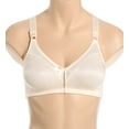 thumbnail image 3 of Women's Bali 3372 Double Support Lace Wirefree Spa Closure Bra (Soft Taupe 40DDD), 3 of 4