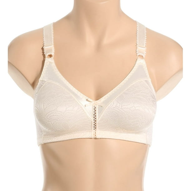 Bali Women's Beauty Lift No Show Support Underwire Bra, Paris nude lace ,  34D at  Women's Clothing store