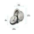 thumbnail image 2 of Mr. Scrappy 3.5" Garbage Disposal Flange and Stopper, Polished Chrome 21-DSFS3-PC, 2 of 4