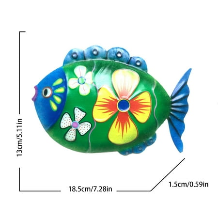 

Heiheiup Home Wall Decoration Hanging Living Room Decoration Pendant Fish Crafts Wall Home Decor Chandelier Ornament for Car