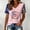 HAOZE03_Pink, variant on 250 Anniversary USA Shirt Women Summer V Neck Sparkly 250th Anniversary Flag Graphic Tees Patriotic 4th of July Shirts Women July 4th Tshirts Going Out Tops Red, XXL
