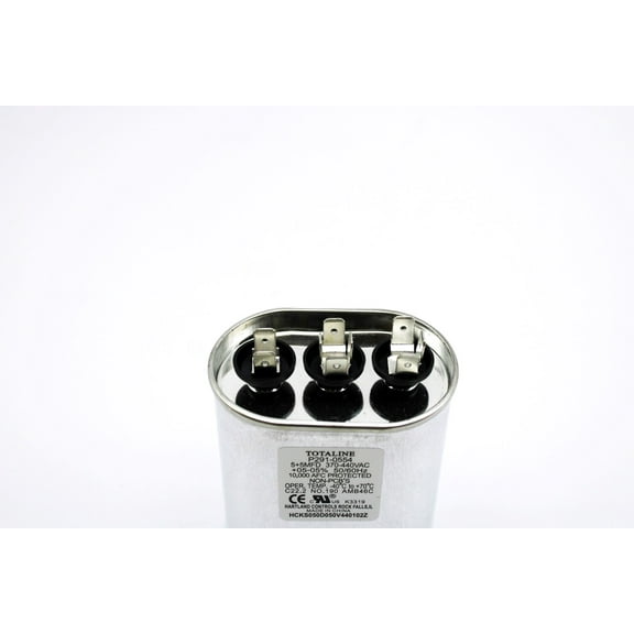 P291-0554 Carrier 5/5Mfd 440V Oval Run Capacitor OEM P291-0554