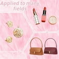 thumbnail image 3 of Topboutique 2 Pcs Pink Soft Fluffy Locker Rugs,Mini Area Rug with Non Skid Backing,12" Square Plush Mats for Desktop Photography Decor, 3 of 7