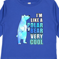 thumbnail image 4 of Inktastic Funny Polar Bear Boys or Girls Long Sleeve Toddler T-Shirt, 4 of 5