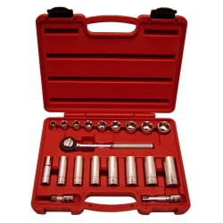 K-Tool 22000 20-pc 3/8" Drive 6-Point Fractional SAE Socket Set