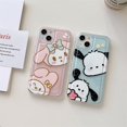 thumbnail image 4 of Yiki | Para Motorola G73 G72 E13 2023 G53 G9 Play G23 G13 G22 E32 G10 G30 E22 Dibujos Animados Melody Y Pochacco Cubierta Protectora Completa Suave TPU Funda, 4 of 4
