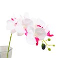 thumbnail image 1 of 2 Branches Orchid Artificial Flower 7-Head Fabric Simulation Flower Home Wedding Decoration, 1 of 7