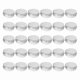 thumbnail image 1 of 30 Pack Screw Top Round Metal Lip Balm Tins Containers Lids (1oz), 1 of 5