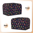thumbnail image 7 of Toaster Covers 2 Slice, Colorful Birds Waterproof Bread Machine Cover Fits for Standard 2 Slice Toasters, Home Decor Toaster Protection with Hanging Rope, 7 of 7
