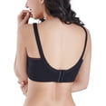 thumbnail image 5 of Wire Free Nursing Bra Maternity Seamless Comfort Nursing Bra Breastfeeding Bra Prevent Sagging Plus Size Breast Feeding Bra, Black, L, 5 of 12
