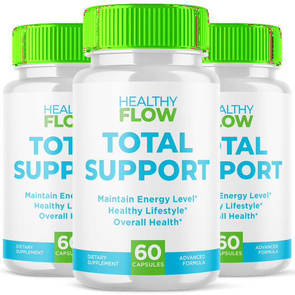 Healthy Flow Total Support Advanced Formula Pills Supporting Energy and Healthy Lifestyle 180 Capsules