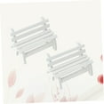 thumbnail image 3 of KONTONTY 2Set Decorative Garden Bench Mini Bench for Miniature Garden Decorations, 3 of 8