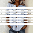 thumbnail image 3 of bovemsi Blouses for Women Dressy Casual V Neck Half Sleeve Print Button Down Loose Casual Shirts Cute Summer Tops, 3 of 6